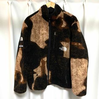 シュプリーム(Supreme)のSupreme Bleached Denim Print Fleece(ブルゾン)