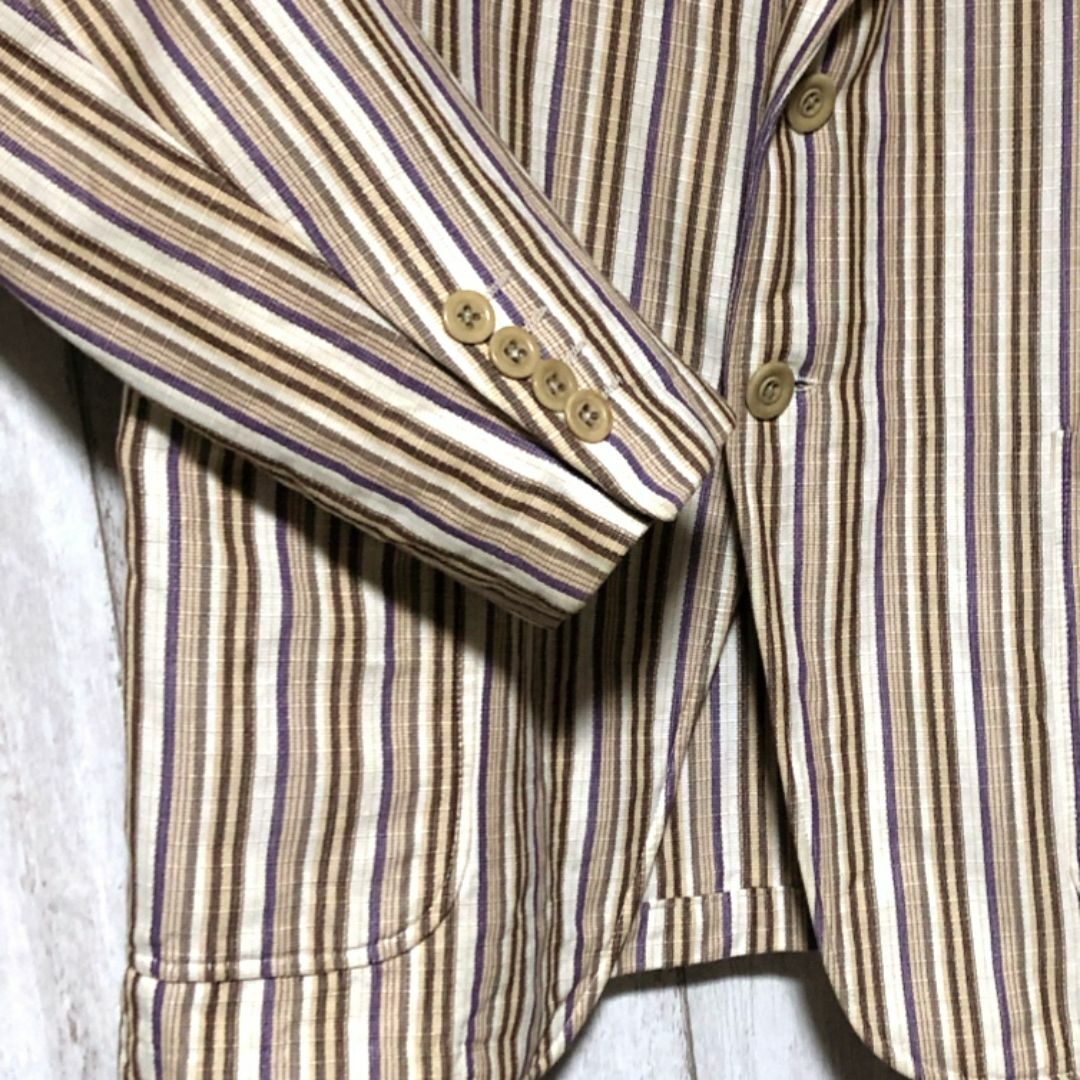 DRIES VAN NOTEN - ドリスヴァンノッテン ストライプ ジャケット DRIES VAN NOTEN - ドリスヴァンノッテン ストライプ ジャケット