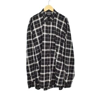 BALENCIAGA Back Logo Check Shirt 556878