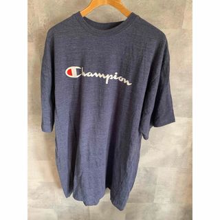 チャンピオン(Champion)のチャンピオン　Champion ロゴTシャツ　ネイビー　ビッグサイズ(Tシャツ/カットソー(半袖/袖なし))