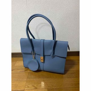 新品♡青ハンドバック(ハンドバッグ)