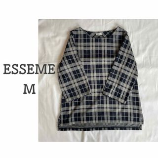 【即購入OK★】ESSEME エシーム　丈長め・クルーネックトップス　ブラウス(シャツ/ブラウス(長袖/七分))