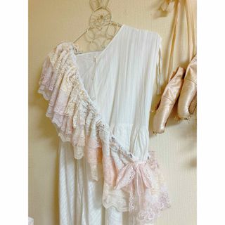 ガニーサックス(GUNNE SAX)のdentelle ハンドメイド　レースショルダーorベルト　ロリータ　ガーリー(ベルト)