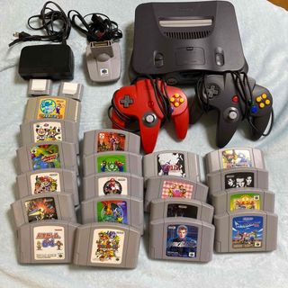 任天堂　ニンテンドー64 本体　ソフト　まとめ売り(家庭用ゲームソフト)