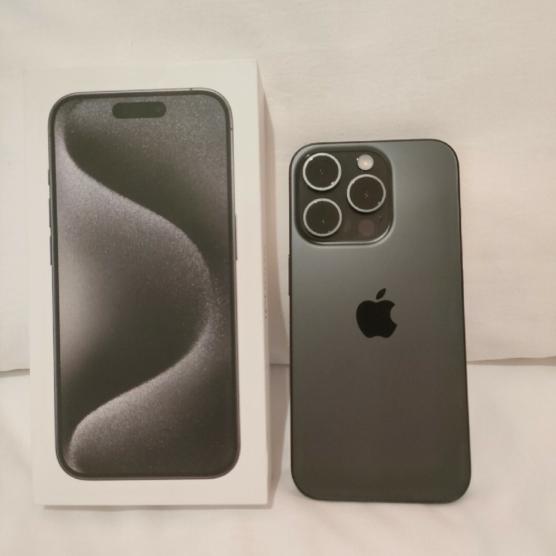 SIMフリー! iPhone15Pro 128GB ブラックチタニウム SIMフリー! iPhone15Pro 128GB ブラックチタニウム