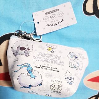 ポケモン(ポケモン)の【新品】 ポケモン ポーチ 白(キャラクターグッズ)