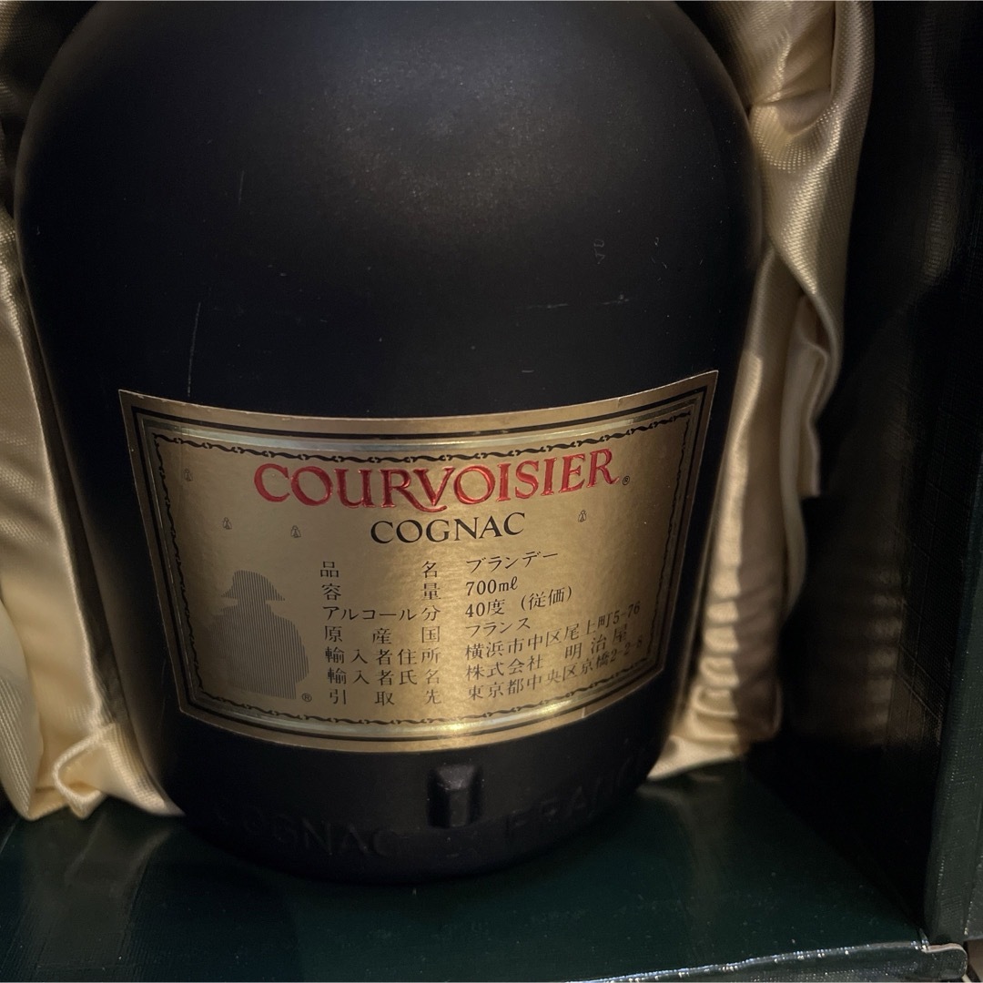 ナポレオン COURVOISIER クルボアジェ コニャック 古酒 未開栓 食品/飲料/酒の酒(ウイスキー)の商品写真