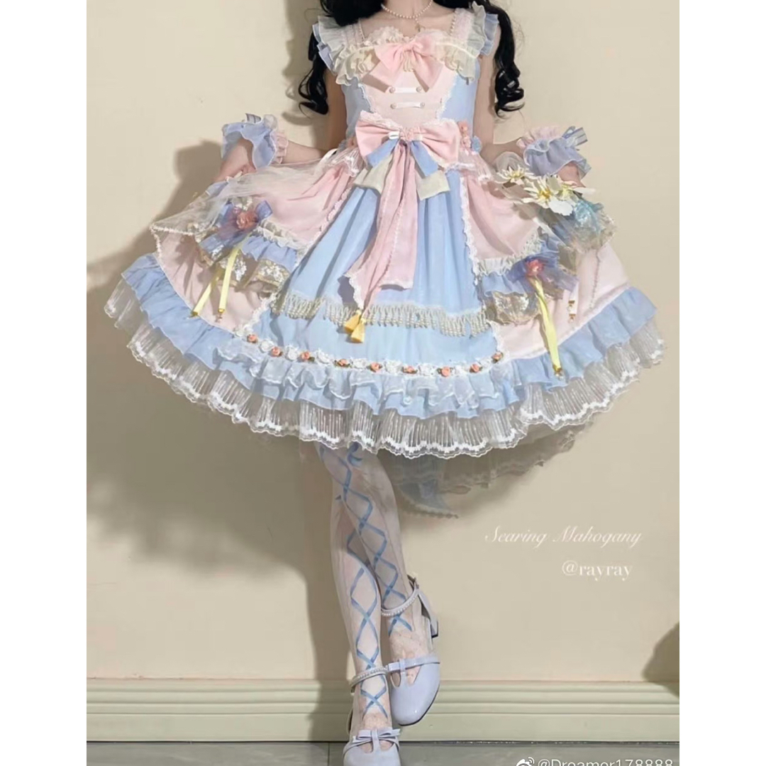 桃炙月白 フルセット 甘ロリ 華ロリ しゅくれどーる ロリィタ 桃炙月白 フルセット 甘ロリ 華ロリ しゅくれどーる ロリィタ