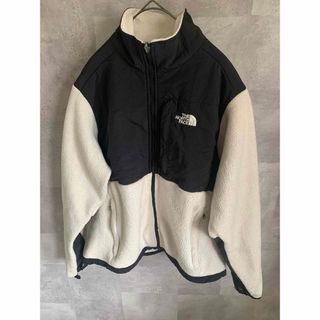 THE NORTH FACE ノースフェイス ブラックホワイトフリースジャケット(ブルゾン)