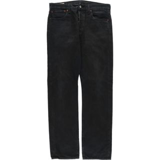 リーバイス(Levi's)の古着 リーバイス Levi's 501 ブラックデニム ストレートデニムパンツ メンズw34 /eaa445701(デニム/ジーンズ)