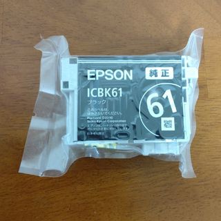 エプソン(EPSON)のEPSON エプソン 純正インクカートリッジ ICBK61 ブラック(PC周辺機器)