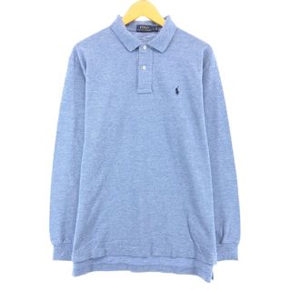 ラルフローレン(Ralph Lauren)の古着 ラルフローレン Ralph Lauren POLO RALPH LAUREN 長袖 ポロシャツ メンズL /eaa430001(ポロシャツ)