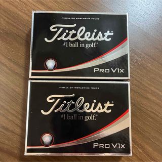 タイトリスト(Titleist)の新品未使用品 タイトリスト プロ V1x ボール 2017年　2箱(その他)