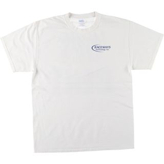 古着 PORT COMPANY アドバタイジングTシャツ メンズL /eaa446695(Tシャツ/カットソー(半袖/袖なし))