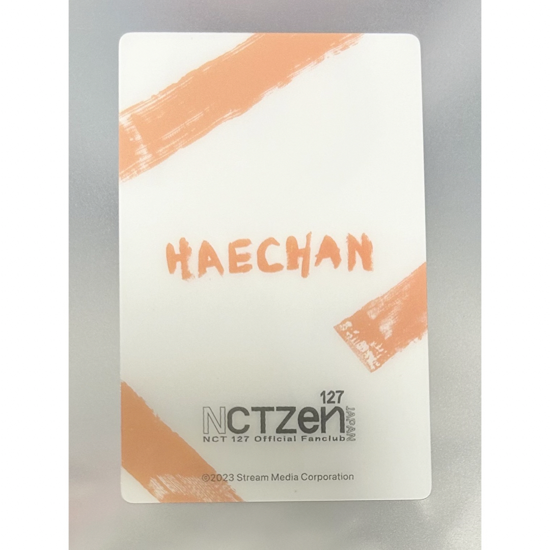NCT 127 cafe ヘチャン　トレカ　カフェ　入場特典 エンタメ/ホビーのタレントグッズ(アイドルグッズ)の商品写真