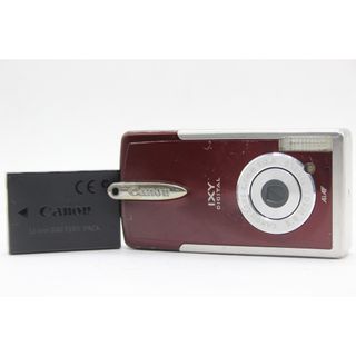 【返品保証】 キャノン Canon IXY Digital L2 レッド バッテリー付き コンパクトデジタルカメラ  s9095(コンパクトデジタルカメラ)