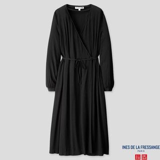 ユニクロ(UNIQLO)のユニクロ INES DE LA FRESSANGEレーヨンカシュクールワンピース(ロングワンピース/マキシワンピース)