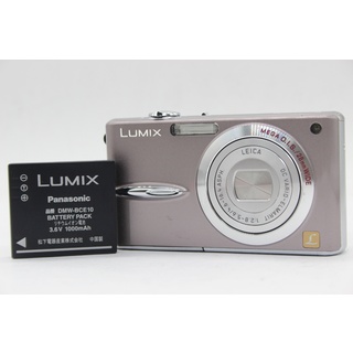 【返品保証】 パナソニック Panasonic LUMIX DMC-FX30 ピンク バッテリー付き コンパクトデジタルカメラ  s9115(コンパクトデジタルカメラ)