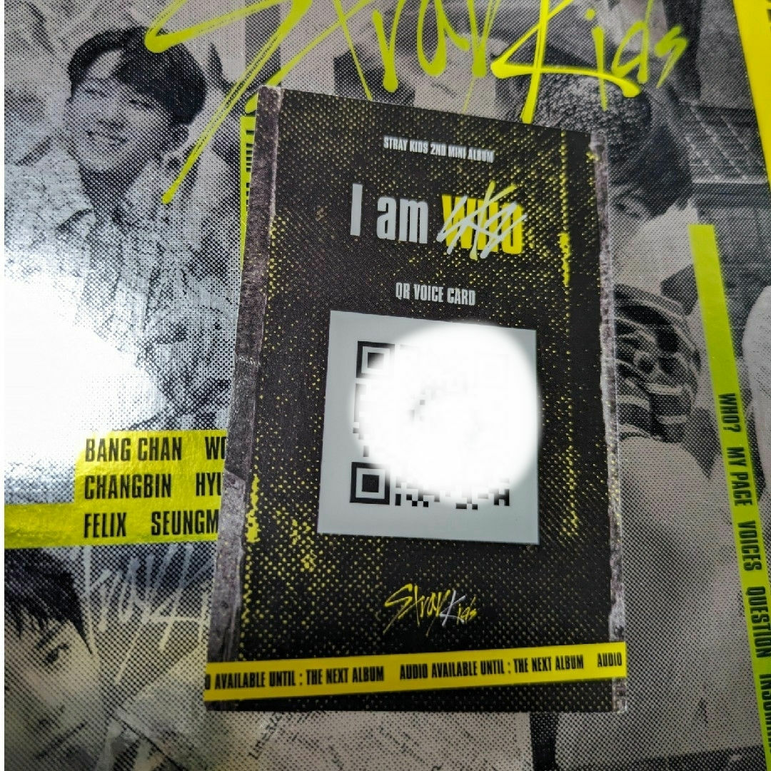 Stray Kids(ストレイキッズ)のハン I am WHO ① トレカ stray kids エンタメ/ホビーのCD(K-POP/アジア)の商品写真