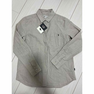 SAIL - SAIL 日本製　ワンポイント刺繍綿麻キャンバス長袖レギュラーカラーシャツ  