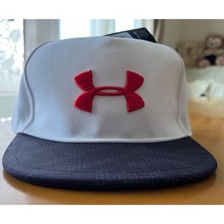 アンダーアーマー(UNDER ARMOUR)の【新品、タグ付き】アンダーアーマー CAP UA フラット フリーサイズ(キャップ)