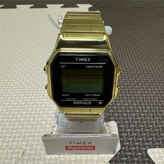 Supreme - Supreme x Timex Digital Watch gold