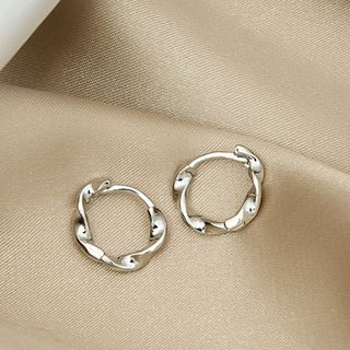 再入荷♡　S925　シルバー　ピアス　両耳　フープ　リング　ユニセックス　上品