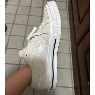 CONVERSE - 【日本未発売】コンバース ワンスター スニーカー スエード ホワイト