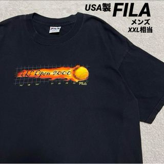 フィラ(FILA)のUSA製 FILA Tシャツ　USオープン2000 ニューヨーク XXL相当  (Tシャツ/カットソー(半袖/袖なし))