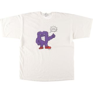 フルーツオブザルーム(FRUIT OF THE LOOM)の古着 00年代 フルーツオブザルーム FRUIT OF THE LOOM プリントTシャツ メンズXL /eaa442860(Tシャツ/カットソー(半袖/袖なし))