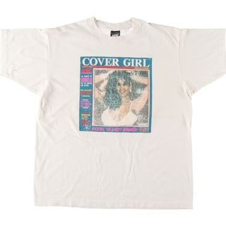 スクリーンスターズ(SCREEN STARS)の古着 90年代 スクリーンスターズ SCREEN STARS COVER GIRL MAGAZINE プリントTシャツ USA製 メンズXL ヴィンテージ /eaa442863(Tシャツ/カットソー(半袖/袖なし))