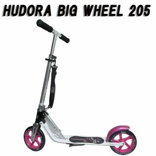 HUDORA BIG WHEEL 205 キックボード ピンク(その他)