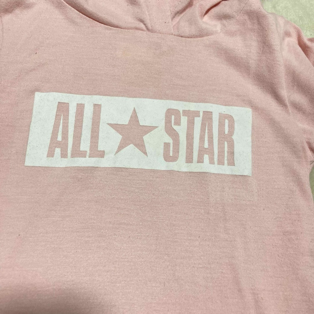 ALL STAR（CONVERSE）(オールスター)のconverse コンバース オールスター　女の子　Tシャツ　トップス　100 キッズ/ベビー/マタニティのキッズ服女の子用(90cm~)(Tシャツ/カットソー)の商品写真