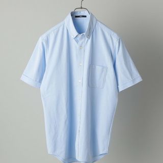 シップス(SHIPS)の新品】SHIPS  ボタンダウン 半袖 シャツ  Mサイズ(シャツ)