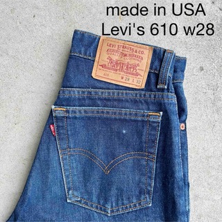 リーバイス(Levi's)の美品90年代 USA製 Levi's 610ジーンズ W28(デニム/ジーンズ)