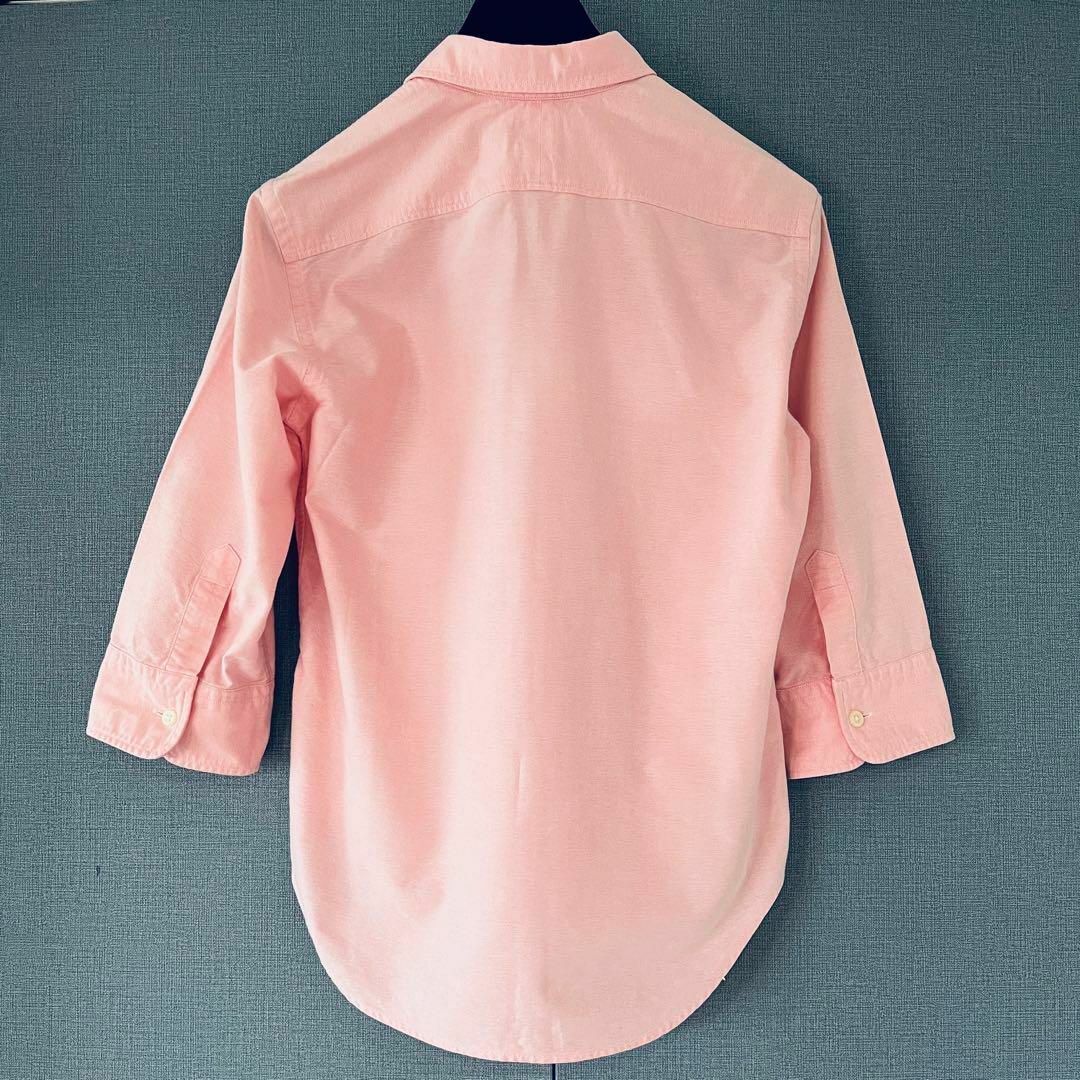 Ralph Lauren(ラルフローレン)のラルフローレンスポーツ オックスフォードシャツ ホース刺繍 ピンク Sサイズ レディースのトップス(シャツ/ブラウス(長袖/七分))の商品写真
