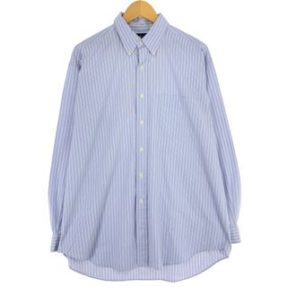 ラルフローレン(Ralph Lauren)の古着 ラルフローレン Ralph Lauren BLAKE 長袖 ボタンダウンストライプシャツ メンズL /eaa446933(シャツ)