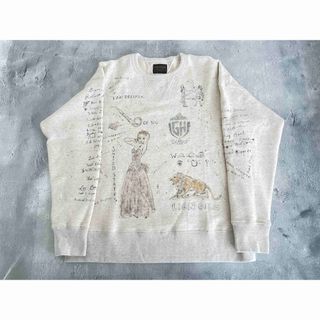 グラッドハンド(GLADHAND & Co.)のBY GLADHAND グラッドハンド ヴィンテージ加工スウェットXL(Tシャツ/カットソー(半袖/袖なし))