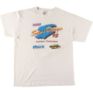 オニータ(ONEITA)の古着 90年代 オニータ ONEITA プリントTシャツ メンズXL ヴィンテージ /eaa446487(Tシャツ/カットソー(半袖/袖なし))