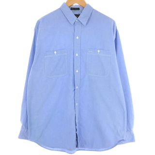 Eddie Bauer - 古着 エディーバウアー Eddie Bauer Northwest Chambray 長袖 コットンシャツ メンズL /eaa442237