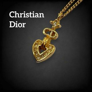 クリスチャンディオール(Christian Dior)の✨美品✨ クリスチャンディオール ネックレス ハート CDロゴ ゴールド 678(ネックレス)