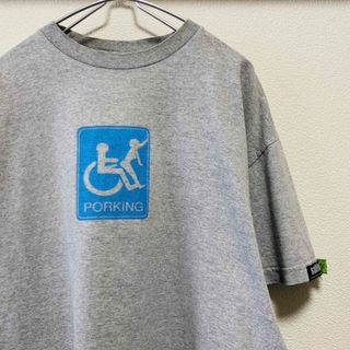 VINTAGE - 一点物 00年代ビンテージ　sativa PORKING エロ　Tシャツ