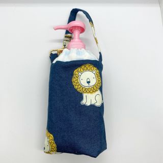 ハンドメイド ♡ らいおん柄 手ピカジェル 300ml ホルダー(その他)