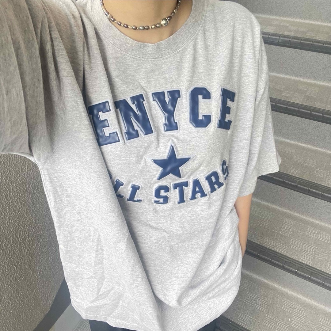 90s ENYCE エニーチェ ゆったりオーバーサイズ tシャツ 古着ストリート メンズのトップス(Tシャツ/カットソー(半袖/袖なし))の商品写真