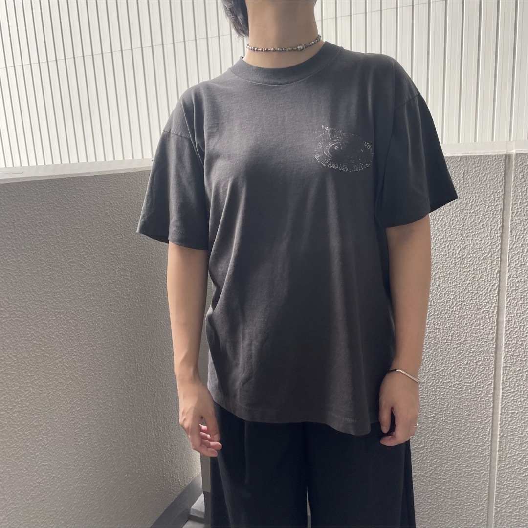 80s stussy ステューシー tシャツ シングルスティッチフェードブラック メンズのトップス(Tシャツ/カットソー(半袖/袖なし))の商品写真