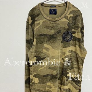 アバクロンビーアンドフィッチ(Abercrombie&Fitch)の【格安美品】アバクロ Abercrombie & Fitch ロンT M(Tシャツ/カットソー(七分/長袖))