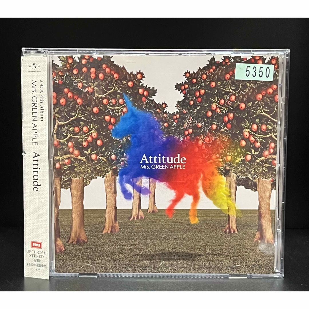 ミセスグリーンアップル　Attitude レンタルup品　匿名配送対応します エンタメ/ホビーのCD(ポップス/ロック(邦楽))の商品写真