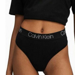 カルバンクライン(Calvin Klein)のCalvan Klein ハイウエスト ソング Sブラック 1枚 (ショーツ)