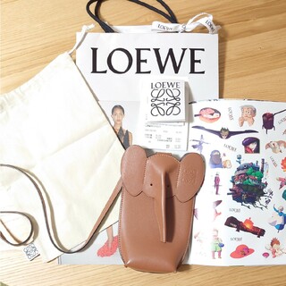 LOEWE - LOEWE【百貨店購入品】ELEPHANT POCKET TAN