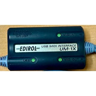 ローランド(Roland)の【ジャンク】EDIROL  USB MIDIインターフェイス UM-1X(MIDIコントローラー)